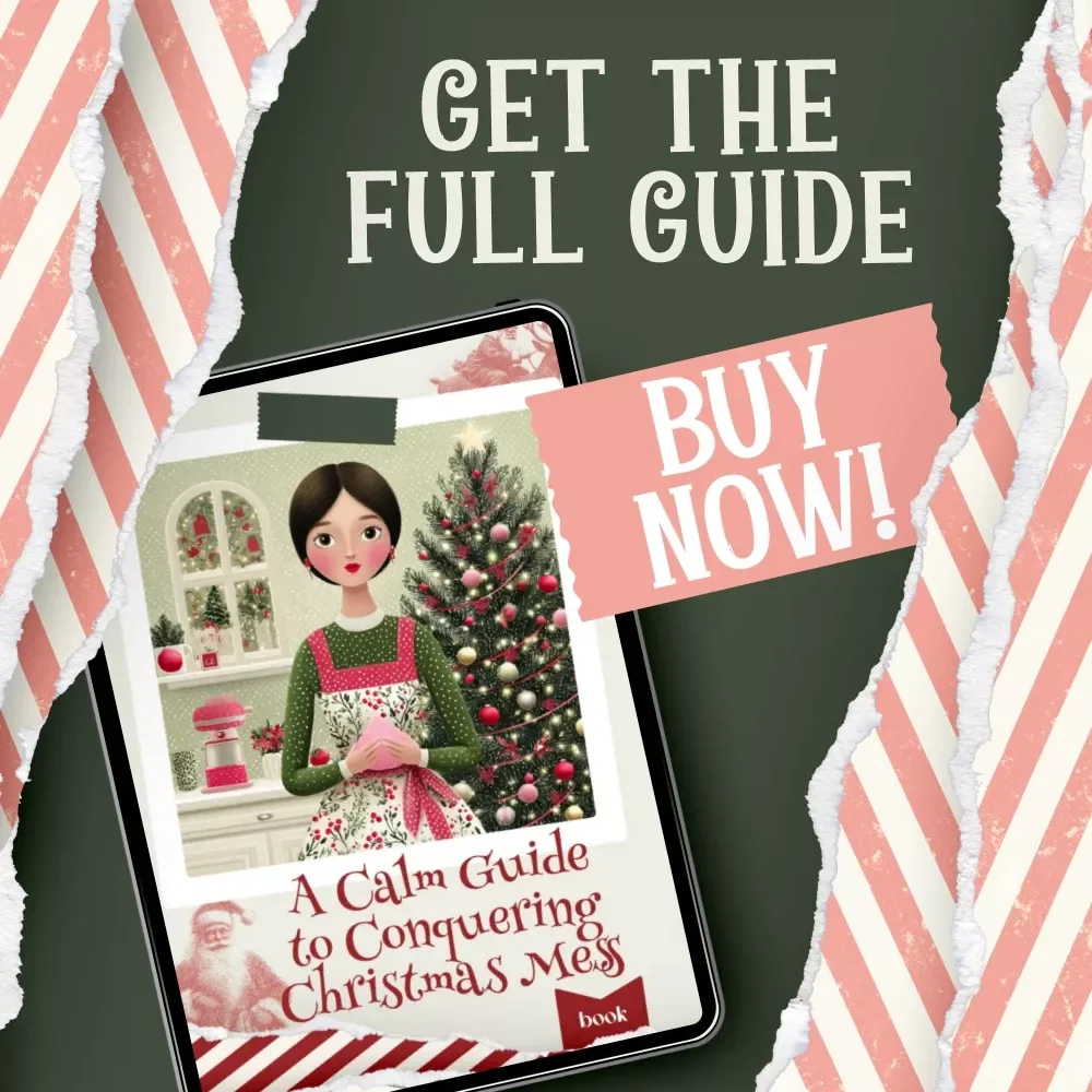 A Calm Guide to Conquering Christmas Mess – Holiday Decluttering eBook, Festive Organizing Checklist, Stress-Free Christmas Planner, Digital Download for a Peaceful Holiday Season