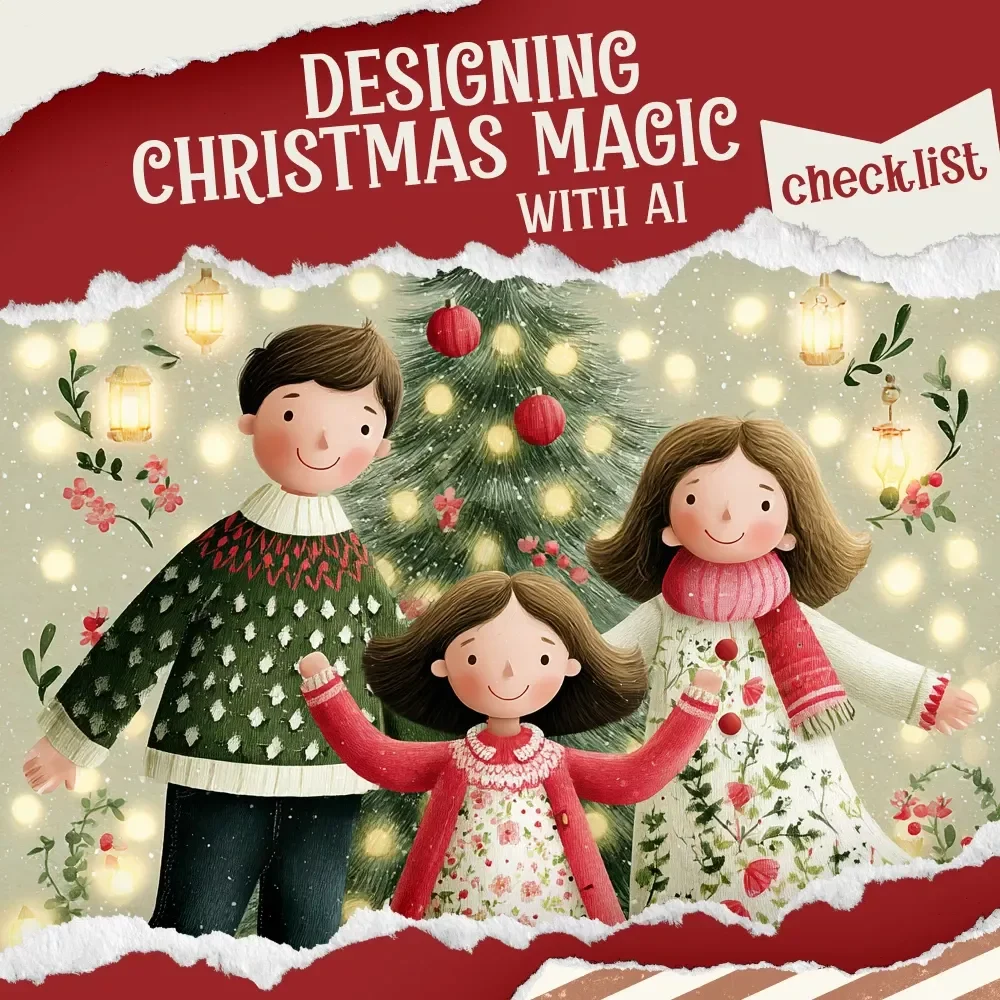 Designing Christmas Magic with AI | Holiday Decor Guide | how to use ai to design your christmas decorations | Festive Home Styling & AI Inspiration