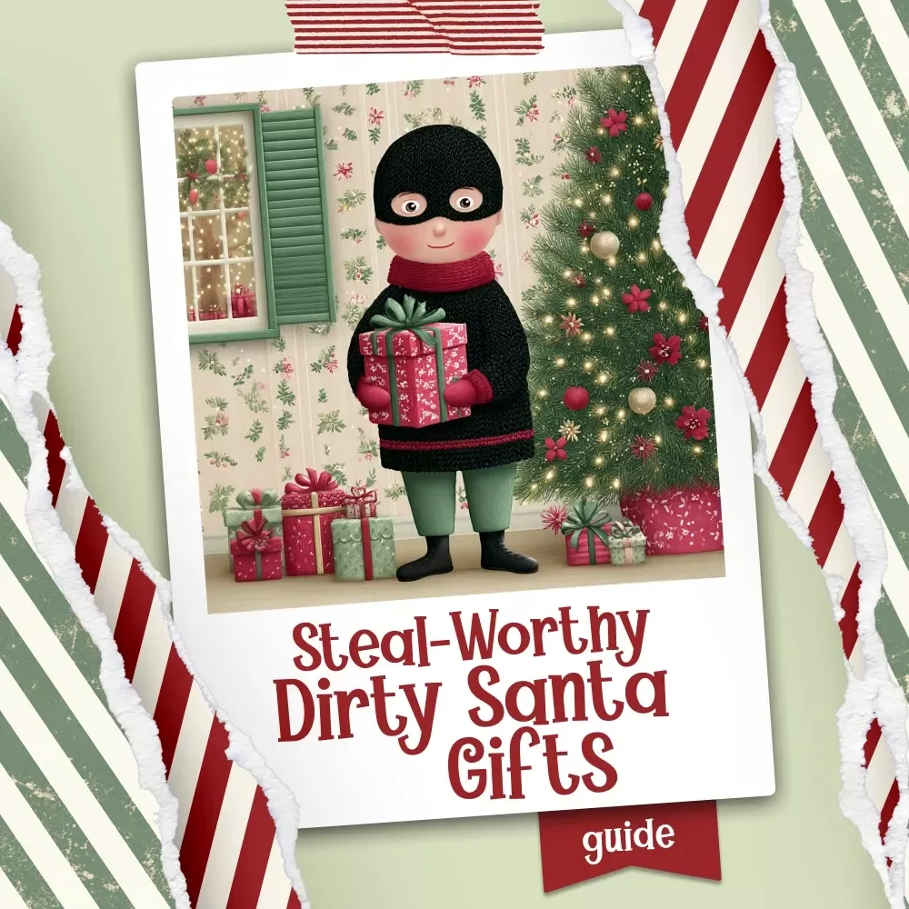 Steal-Worthy Dirty Santa Gifts | Ultimate Party Guide for dirty santa gifts that get stolen most | Printable Holiday Game Strategy & Gift Ideas eBook