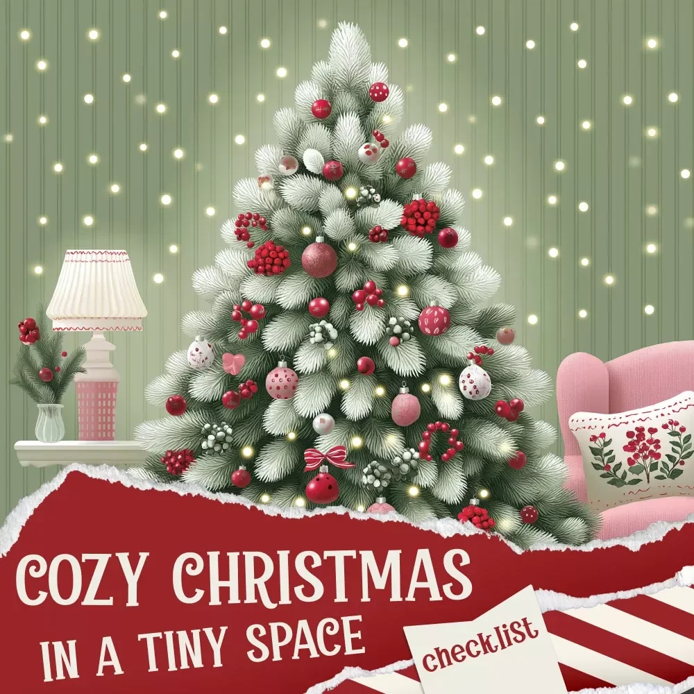 Cozy Christmas in a Tiny Space – Minimalist Holiday Checklist for Small Apartments | How to Plan a No-Stress Christmas in a Small Living Space