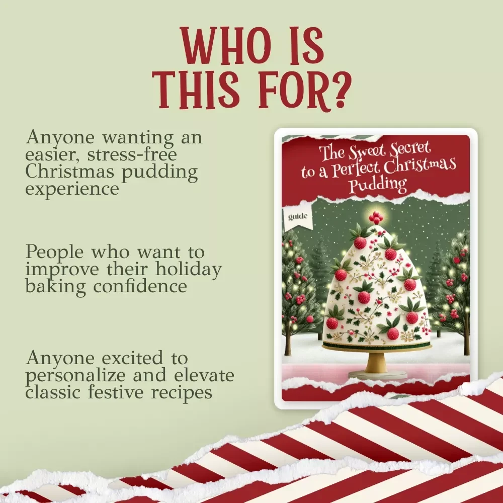 The Sweet Secret to a Perfect Christmas Pudding | Festive Holiday Recipe Guide, Digital Download eBook for Beginners & Bakers | Christmas Cooking Checklist & Step-by-Step Pudding Tutorial