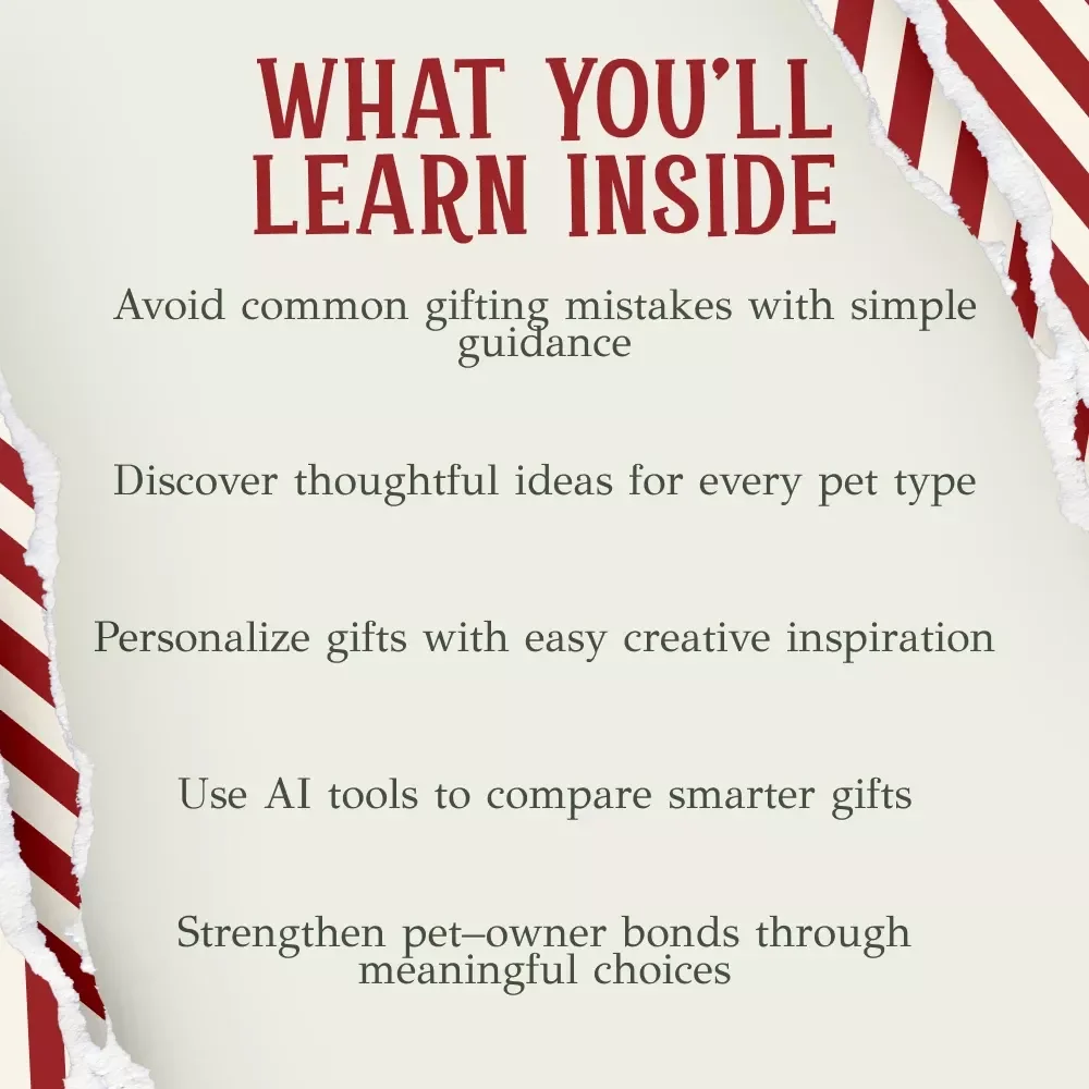 Paws, Whiskers & Wrapping Paper — Pet Lover Gift Guide | Digital Download | Holiday Pet Gift Ideas | Pet-Themed eBook for Dog, Cat & Exotic Pet Owners
