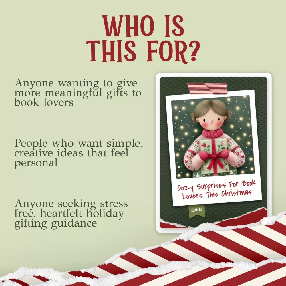 Cozy Surprises for Book Lovers This Christmas – Digital Guide for Unique Bookish Gifts, Reading-Themed Holiday Gift Ideas, Personalized Literary Presents, Cozy Gifts for Readers