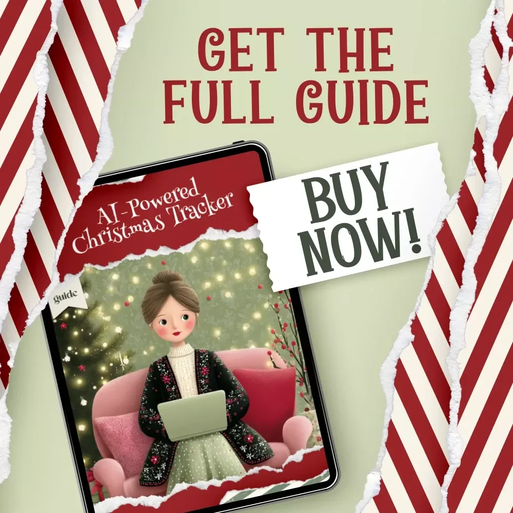 AI-Powered Christmas Tracker | Holiday Gift Planning Guide | How to Create a Gift Tracker for Christmas Giving with AI | Digital Download