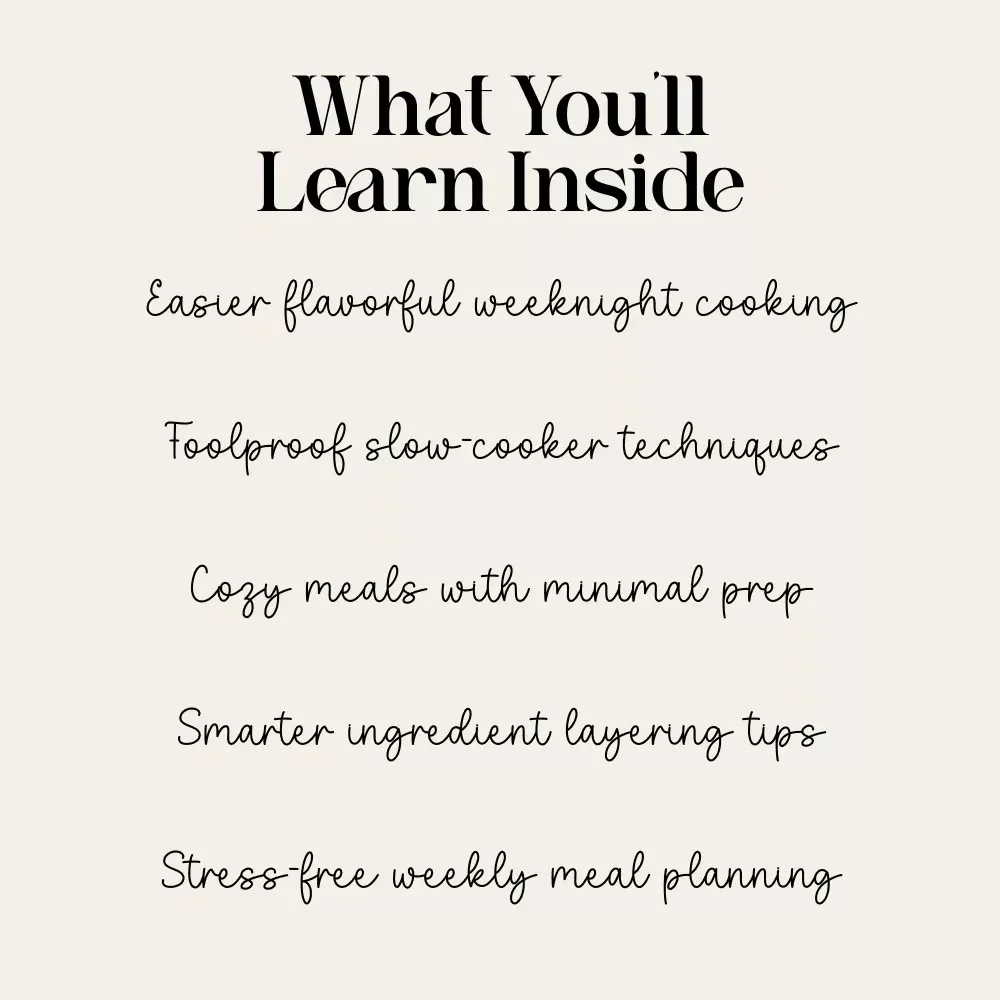 Cozy Slow Cooker Magic | Cozy Slow-Cooker Meals eBook | Comfort Food Recipes | Digital Download Guide for Easy Set-It-and-Forget-It Cooking