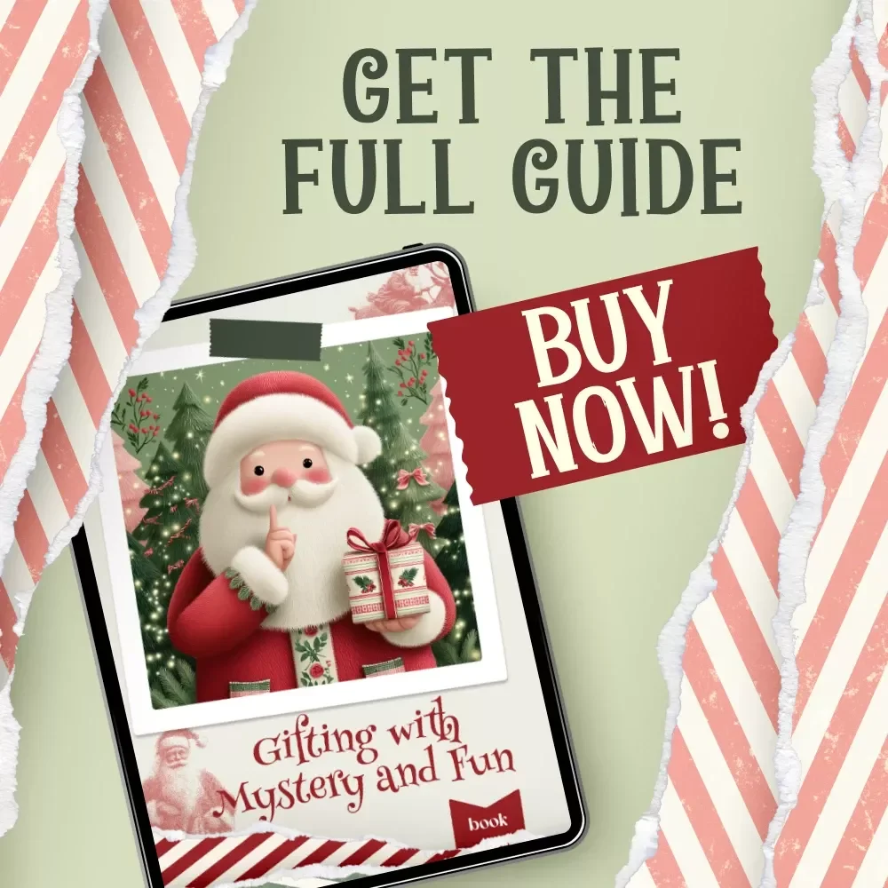 Gifting with Mystery and Fun | Secret Santa Guide Digital Download, Holiday Gift Exchange eBook & Checklist | Festive Party Planning Printable