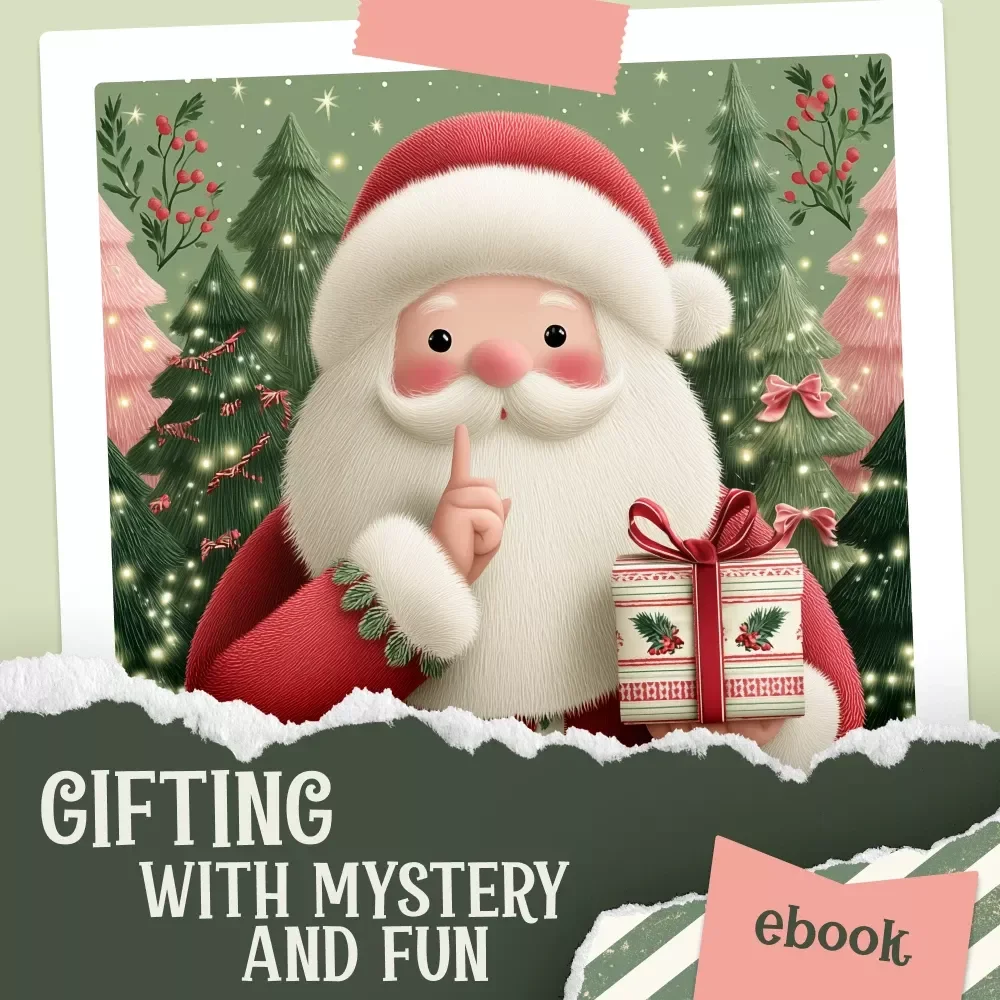 Gifting with Mystery and Fun | Secret Santa Guide Digital Download, Holiday Gift Exchange eBook & Checklist | Festive Party Planning Printable
