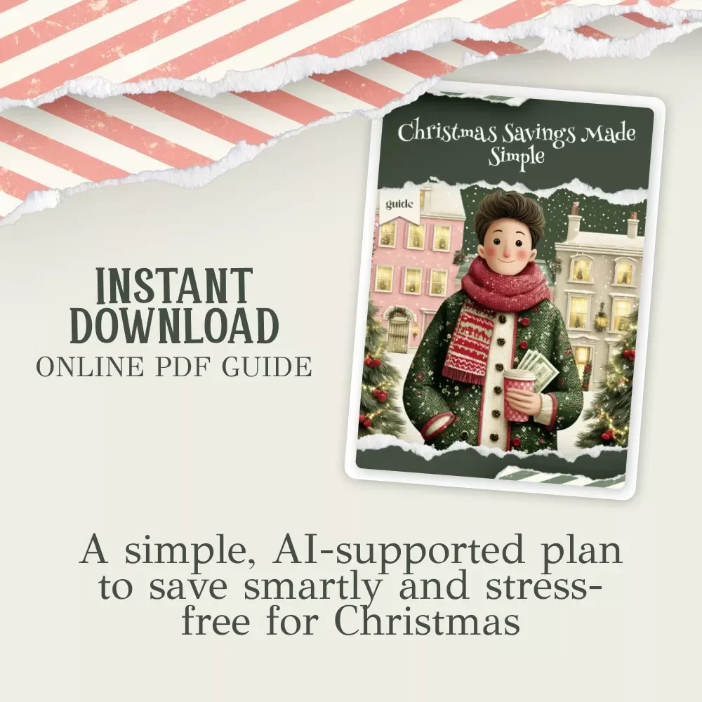 Christmas Savings Made Simple | Year-Round Money-Saving Guide for Stress-Free Holidays | Digital Download for Budgeting, Planning & How to Save Money for Christmas All Year