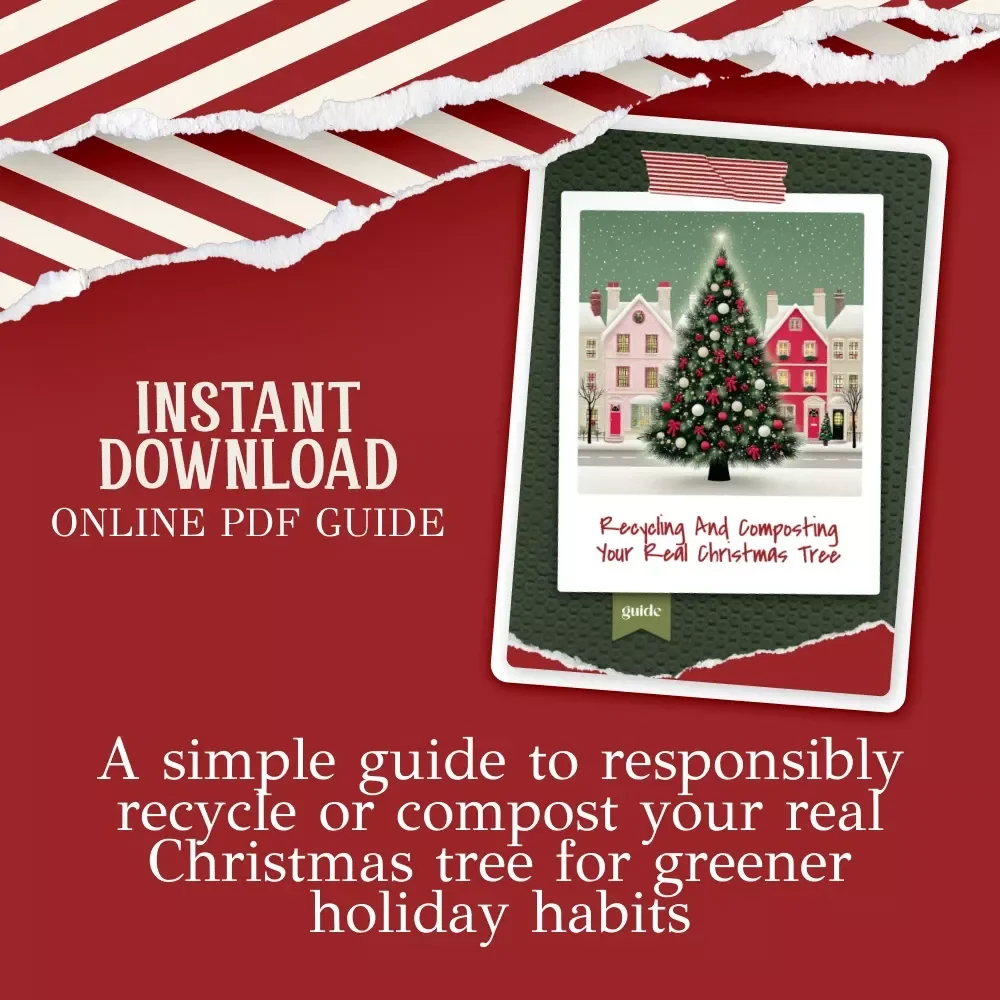 Recycling and Composting Your Real Christmas Tree | Eco-Friendly Holiday Guide | Sustainable Disposal Tips | How to recycle or compost a real christmas tree
