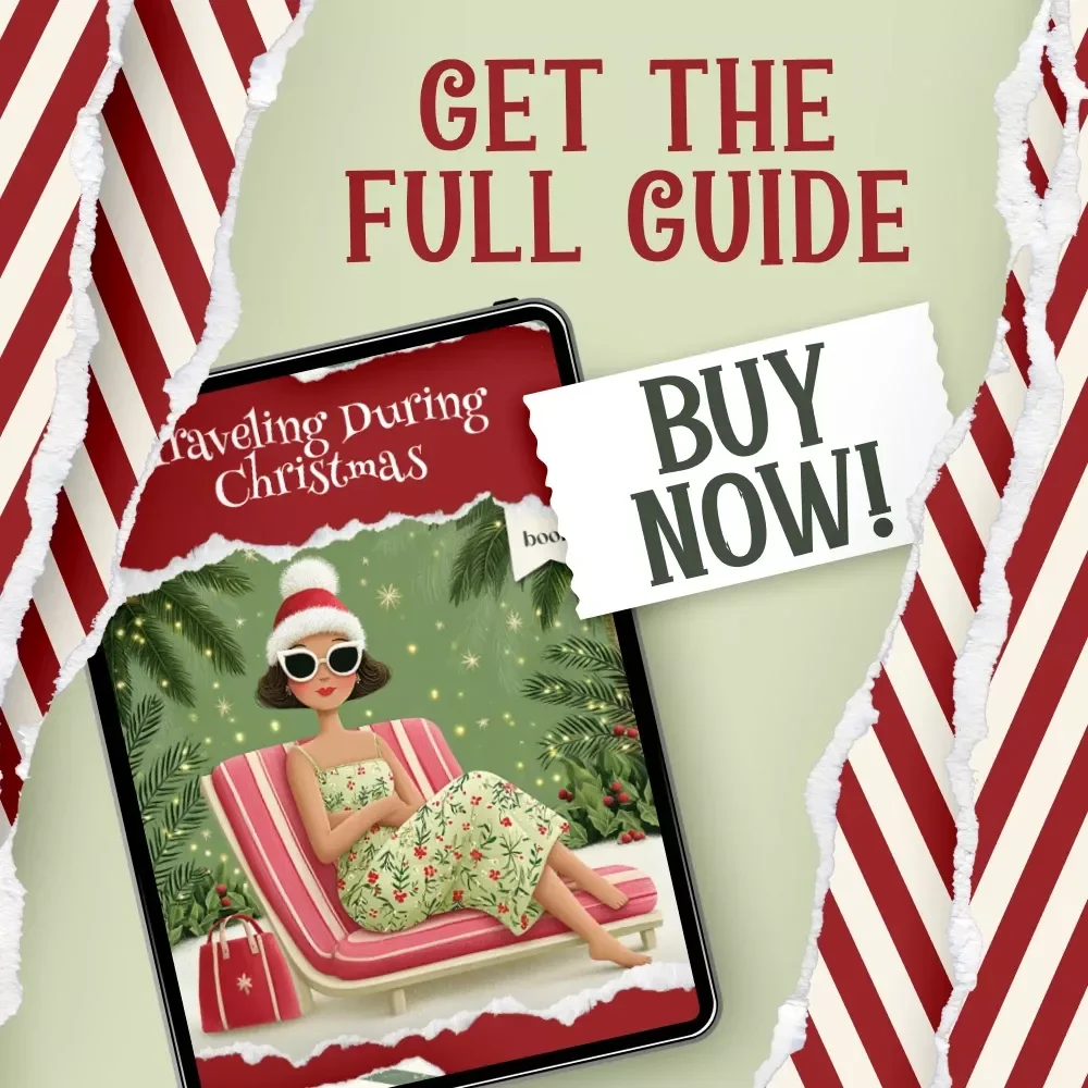 Traveling During Christmas | Holiday Travel eBook Guide for Stress-Free Winter Trips | Tips for Traveling During Christmas