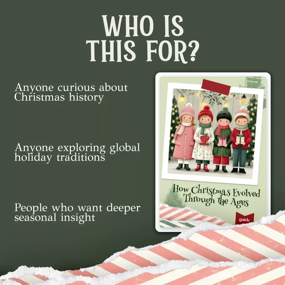 How Christmas Evolved Through the Ages | Historical Christmas Guide | Digital Download | Learn How Christmas Changed Over the Centuries