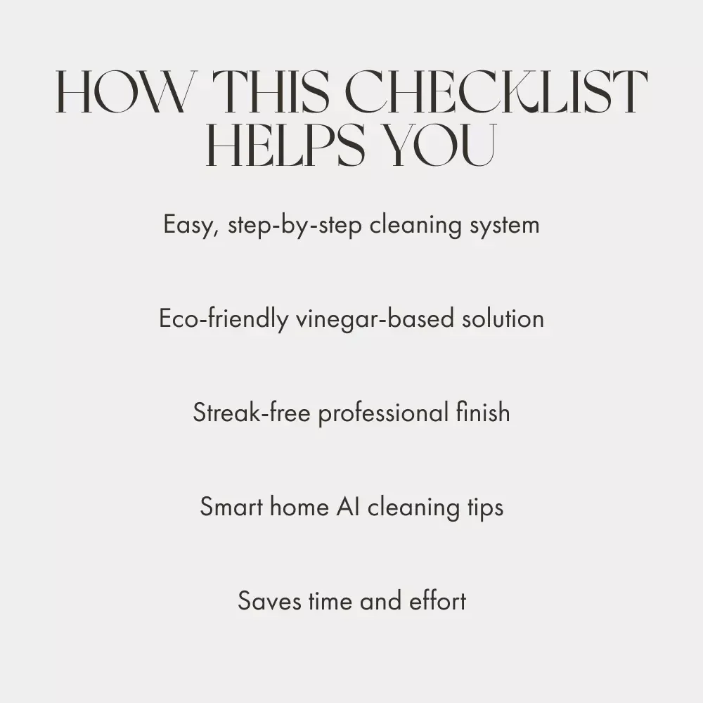 The Best Ways to Keep Windows Clean | Printable Window Cleaning Checklist | Digital Download for Streak-Free Shine, Eco-Friendly Glass Care & Smart Home Cleaning Tips