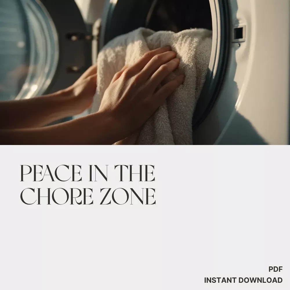 Peace in the Chore Zone – eBook for Parents: What to Do When Kids Fight Over Chores | Digital Family Harmony Guide, Printable Parenting Resource