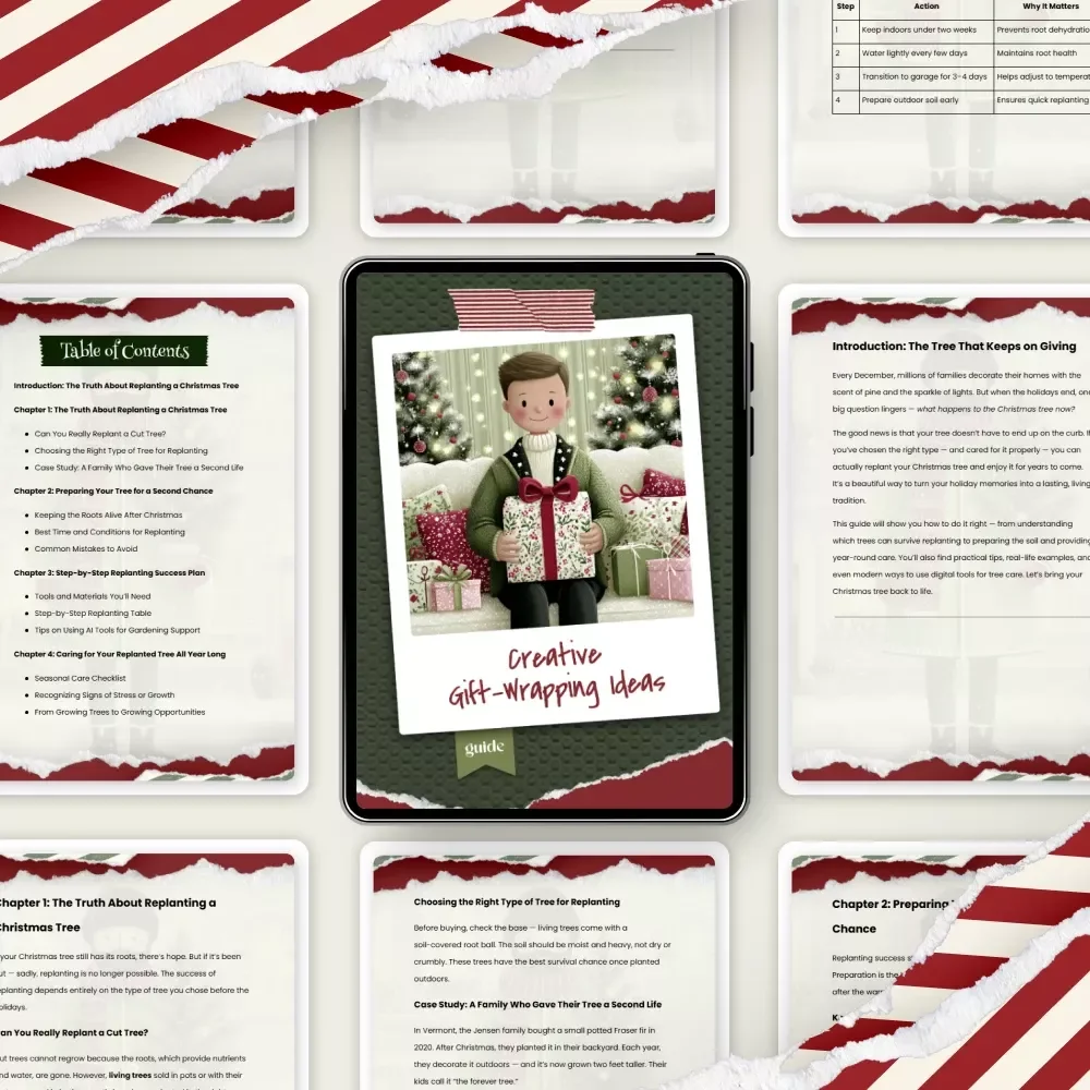 Creative Gift-Wrapping Ideas | Printable Digital Guide for How to Wrap Gifts Creatively | Unique DIY Wrapping Techniques, Personalization Tips & Eco-Friendly Gift Presentation
