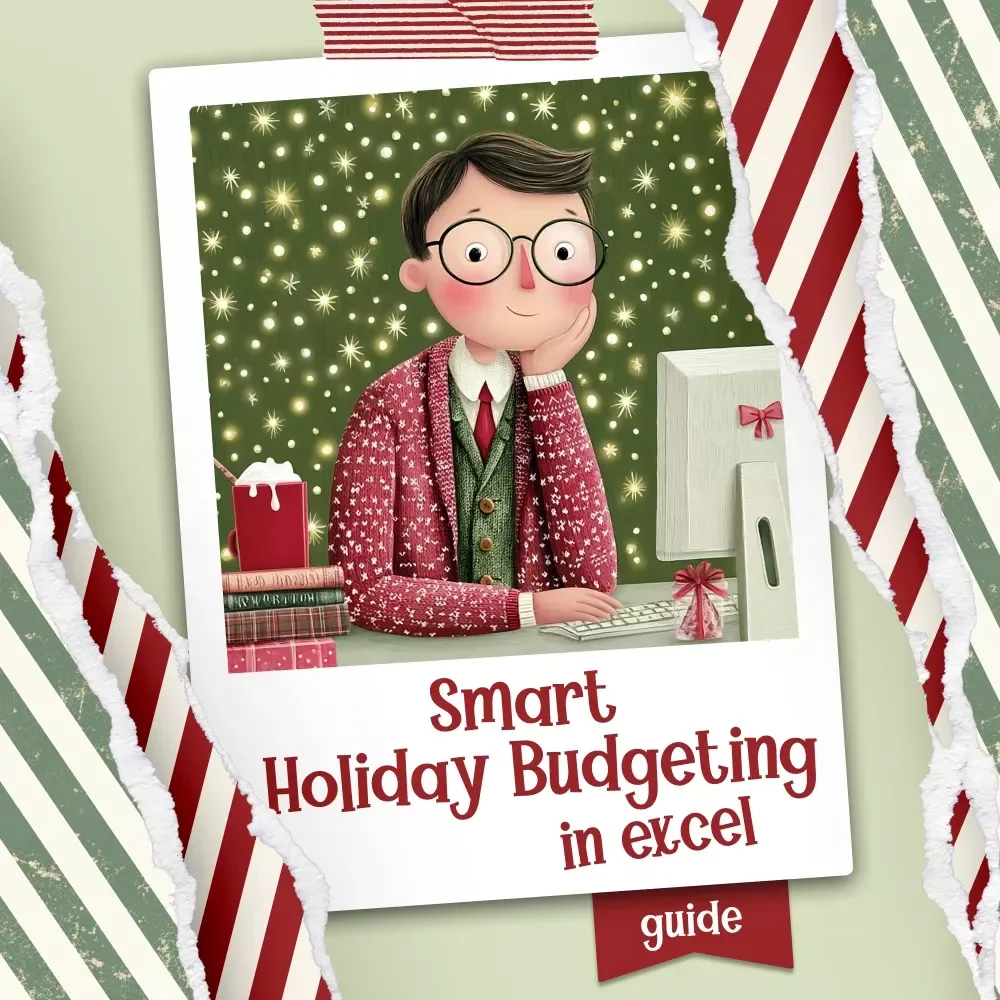 Smart Holiday Budgeting in Excel | Christmas Budget Planner | Digital Guide for Stress-Free Spending | How to Make a Christmas Budget in Excel