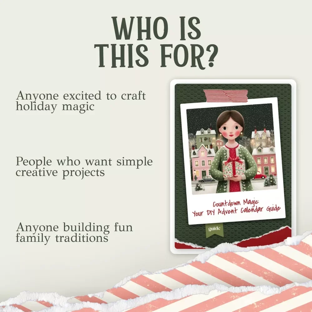 Countdown Magic: Your DIY Advent Calendar Guide – Printable Holiday eBook | how to make diy advent calendar | Festive DIY Guide for Creativity Lovers