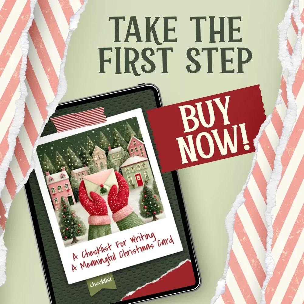 A Checklist for Writing a Meaningful Christmas Card | Printable Holiday Writing Guide for Heartfelt Messages | How to Write a Heartfelt Christmas Card