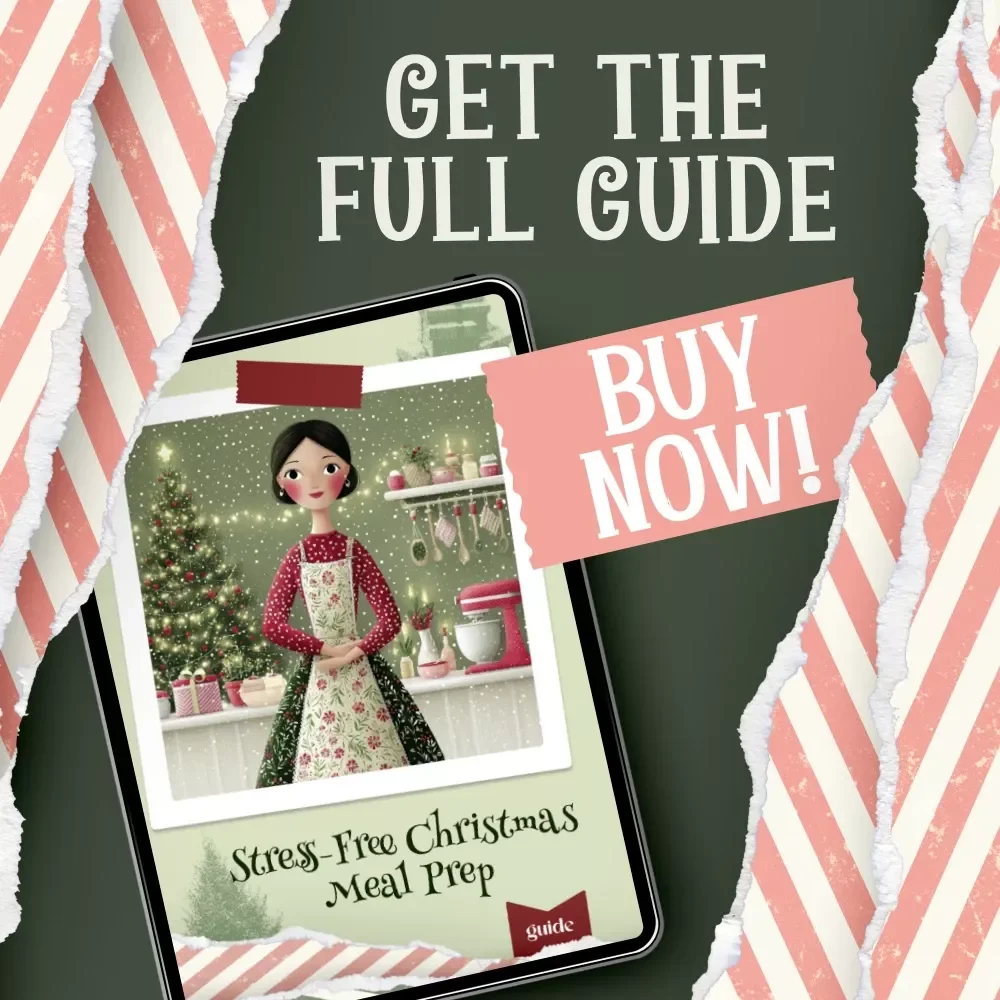 Stress-Free Christmas Meal Prep | Holiday Meal Planning Guide | Digital Download on How to Meal Prep for Christmas