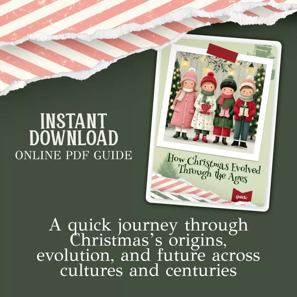 How Christmas Evolved Through the Ages | Historical Christmas Guide | Digital Download | Learn How Christmas Changed Over the Centuries