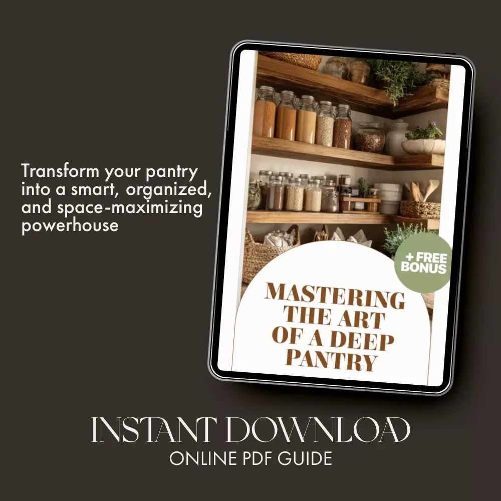 Mastering the Art of a Deep Pantry | How to Organize a Deep Pantry Guide for Effortless Storage, Visibility & Home Harmony