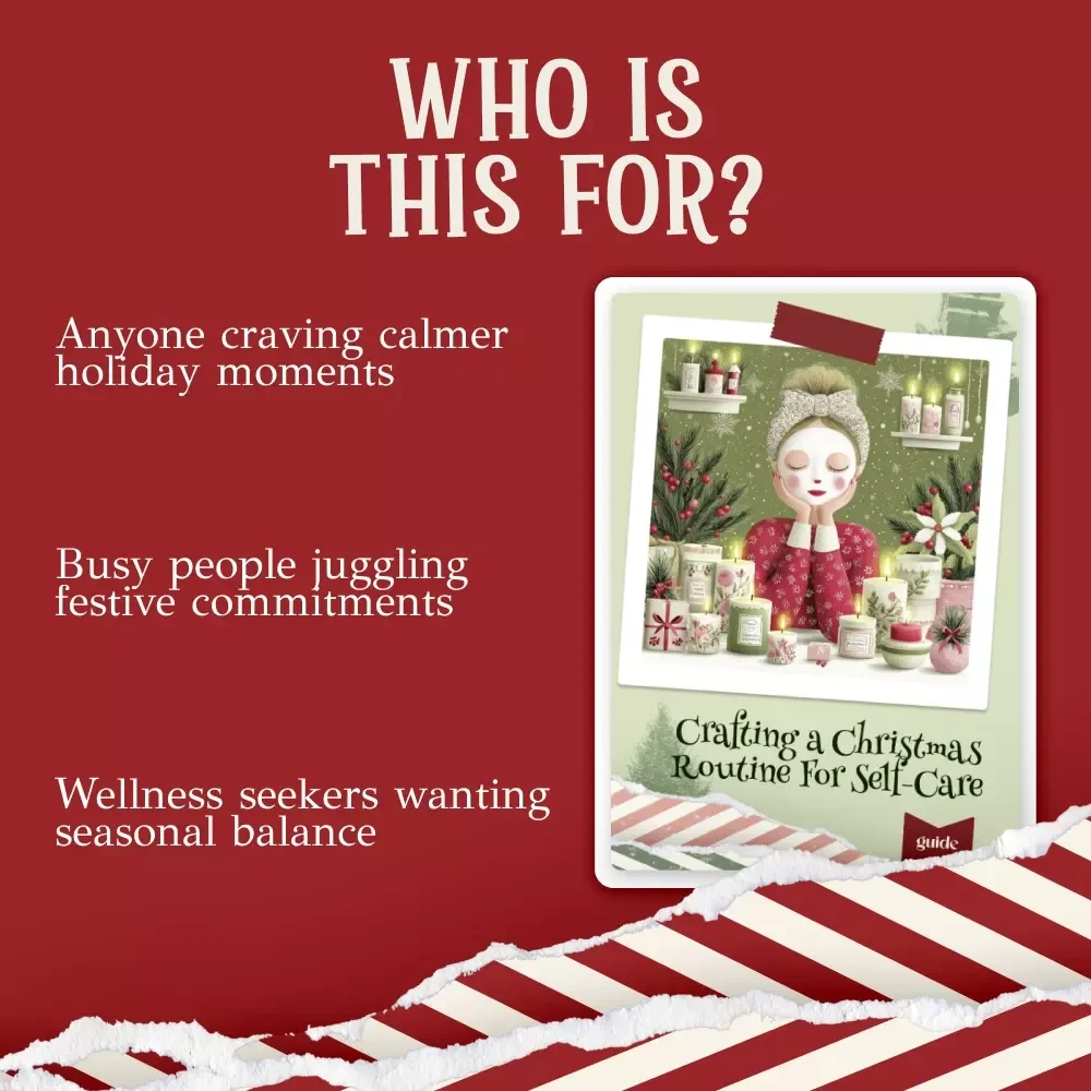 Crafting a Christmas Routine For Self-Care | Holiday Wellness Digital Guide | How to Create a Christmas Routine for Self-Care | Mindful Holiday eBook