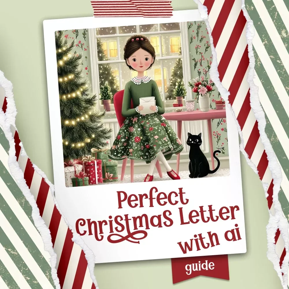 Write the Perfect Christmas Letter with AI – Festive Holiday Writing Guide for Heartfelt Messages | How to Use AI to Write a Christmas Letter | Digital Download