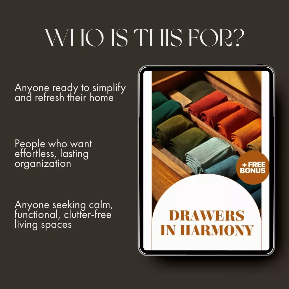Drawers in Harmony | Minimalist Drawer Organization Guide | Home Storage & AI Organization Checklist