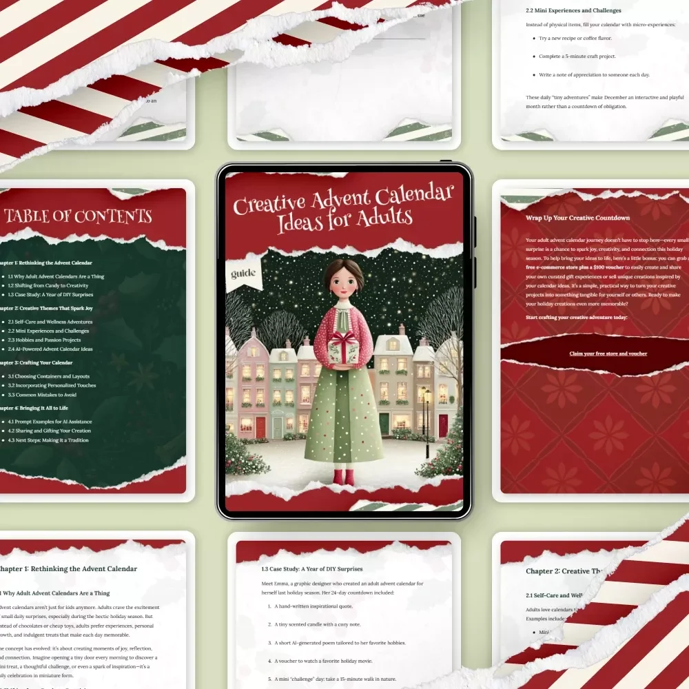 Creative Advent Calendar Ideas for Adults – Cozy DIY Guide, Printable Inspiration, creative advent calendar ideas for adults Holiday Planner