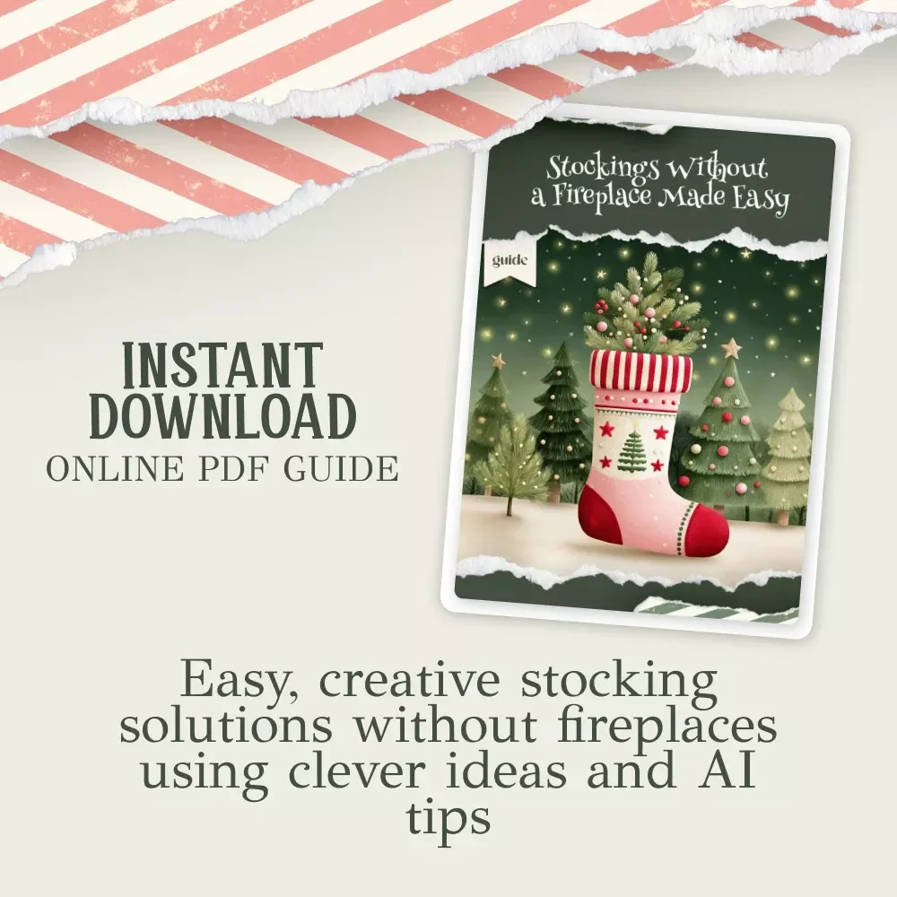 Stockings Without a Fireplace Made Easy | Holiday Decorating Guide for Small Spaces | Cozy Christmas Display Ideas | The best way to hang stockings without a fireplace