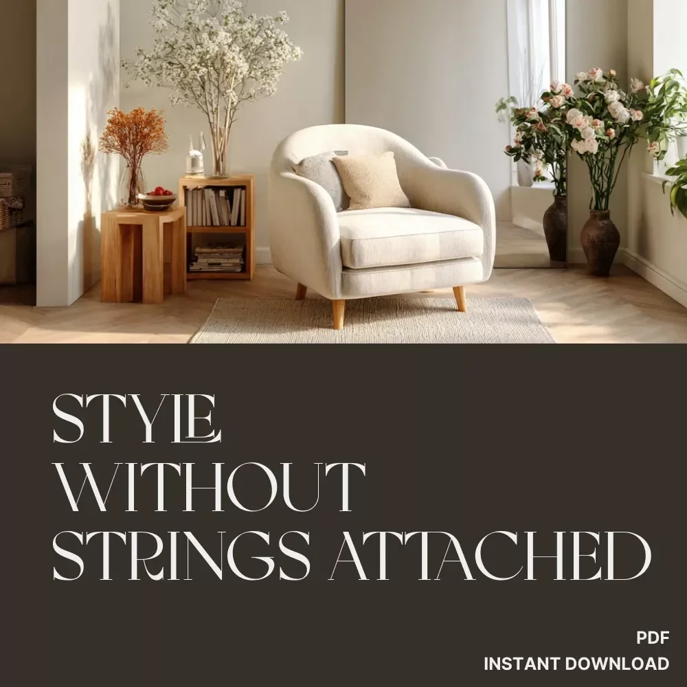 Style Without Strings Attached | How to Decorate Without Making Permanent Changes | Printable Home Décor Checklist | Apartment-Friendly Interior Design Guide