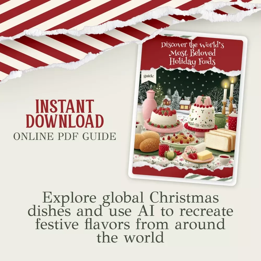 Discover the World’s Most Beloved Holiday Foods – Global Christmas Guide | Digital Download | Explore the most popular christmas foods around the world