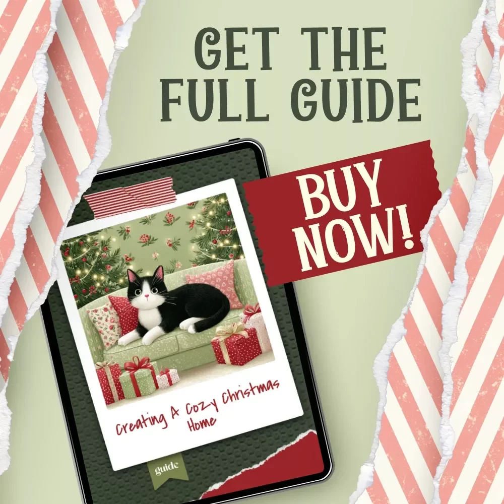 Creating a Cozy Christmas Home | Cozy Christmas Home Decor Guide | Holiday Decor Digital Download | Warm & Inviting Christmas eBook