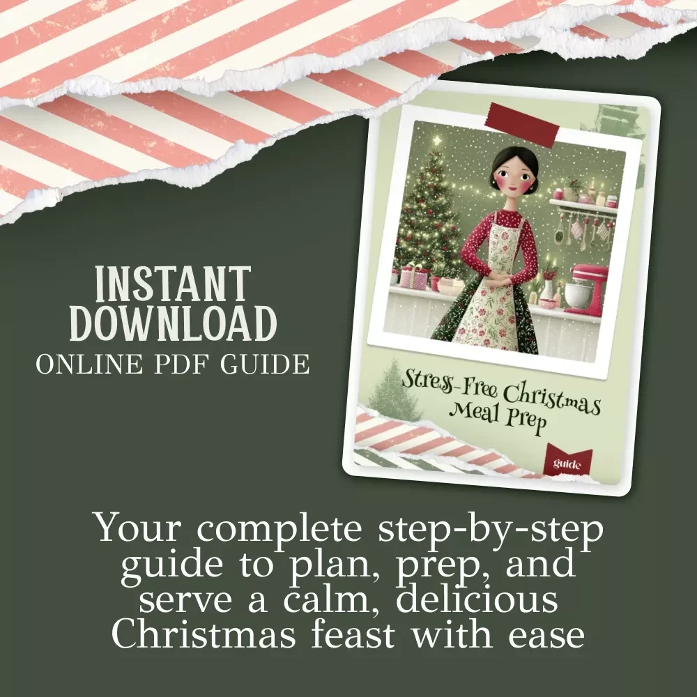 Stress-Free Christmas Meal Prep | Holiday Meal Planning Guide | Digital Download on How to Meal Prep for Christmas