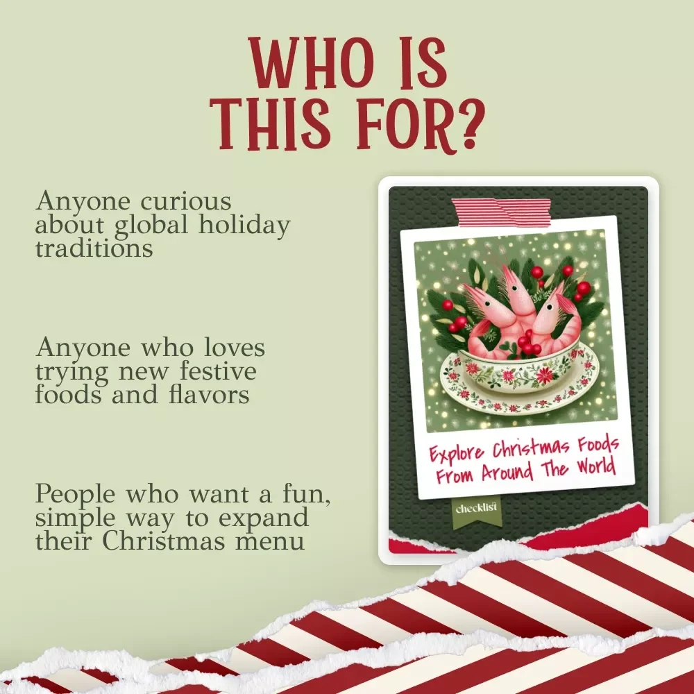 Explore Christmas Foods from Around the World | Festive Holiday Checklist | christmas foods from different cultures Guide for Families, Foodies & Global Traditions