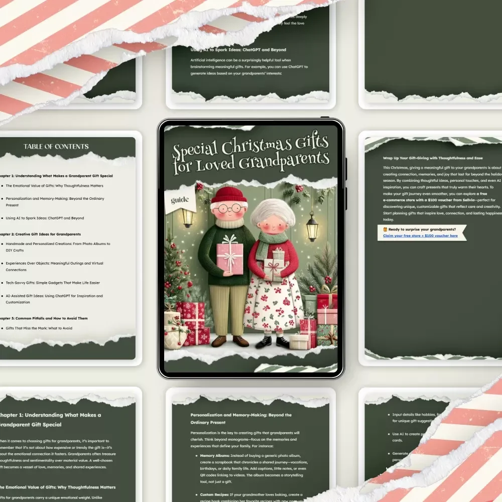 Special Christmas Gifts for Loved Grandparents | Heartfelt Holiday Guide for christmas gift ideas for grandparents | Thoughtful Digital Download for Meaningful Family Giving