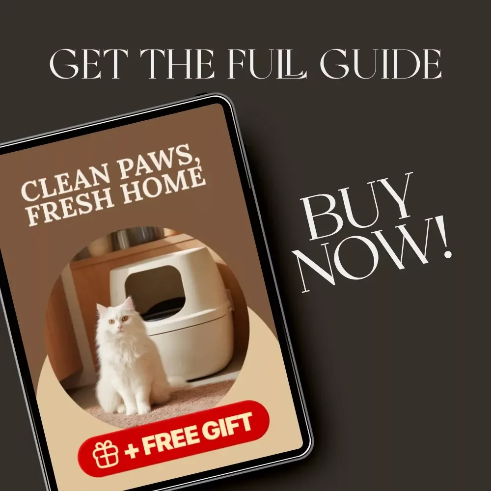 Clean Paws, Fresh Home | Cat Owner’s Guide to Odor-Free Living | Digital Download eBook & Printable Checklist for Cat Care, Litter Box Cleaning Routine, and Smart Pet Hygiene