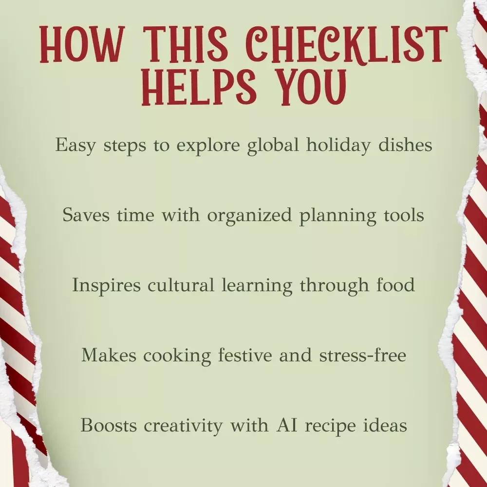 Explore Christmas Foods from Around the World | Festive Holiday Checklist | christmas foods from different cultures Guide for Families, Foodies & Global Traditions