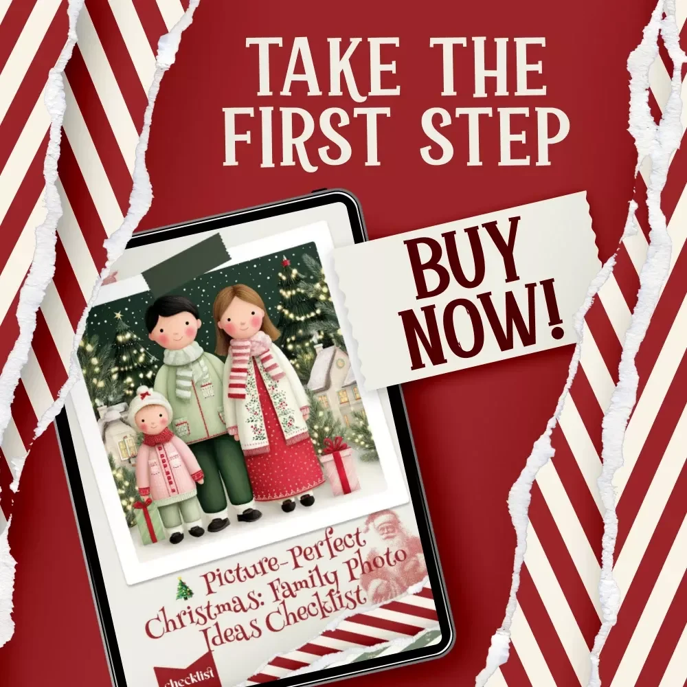 Picture-Perfect Christmas: Family Photo Ideas Checklist | Christmas Family Photo Ideas Printable Checklist for Holiday Photos | Festive Photography Guide