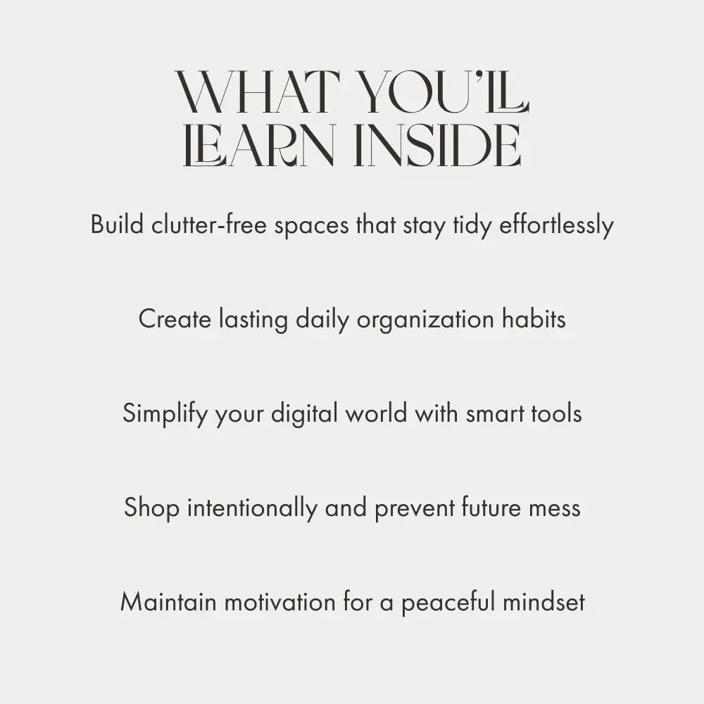 Stay Clutter Free for Good | Digital Decluttering Guide, Minimalist Home Organization eBook, Sustainable Habits & AI Cleaning Routines Checklist