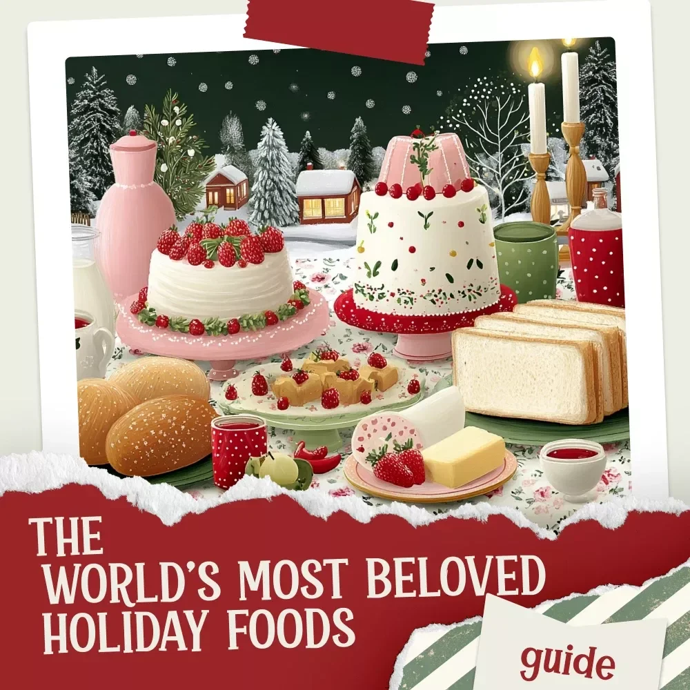 Discover the World’s Most Beloved Holiday Foods – Global Christmas Guide | Digital Download | Explore the most popular christmas foods around the world
