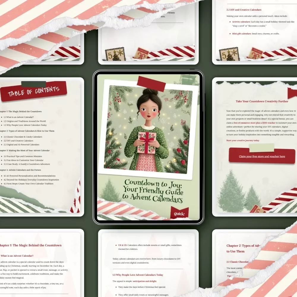 Countdown to Joy: Your Friendly Guide to Advent Calendars | What is the advent calendar | Festive Holiday Countdown Guide eBook PDF
