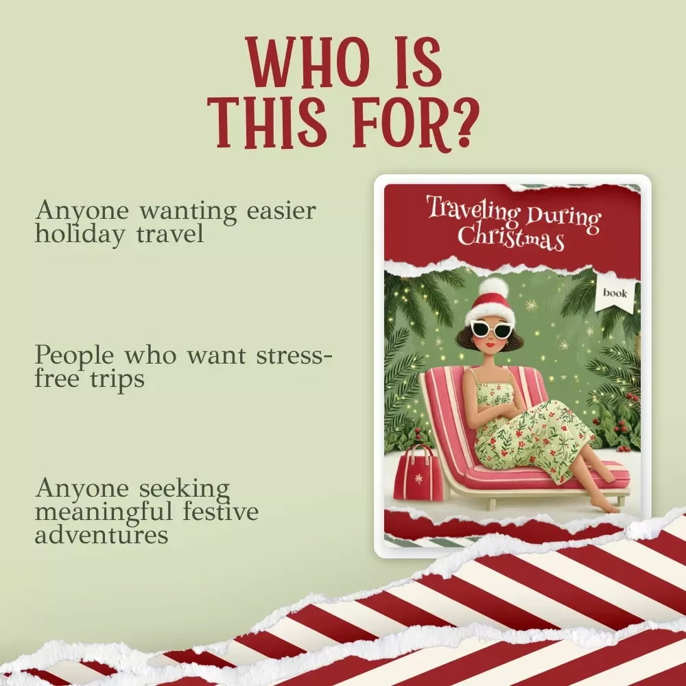 Traveling During Christmas | Holiday Travel eBook Guide for Stress-Free Winter Trips | Tips for Traveling During Christmas