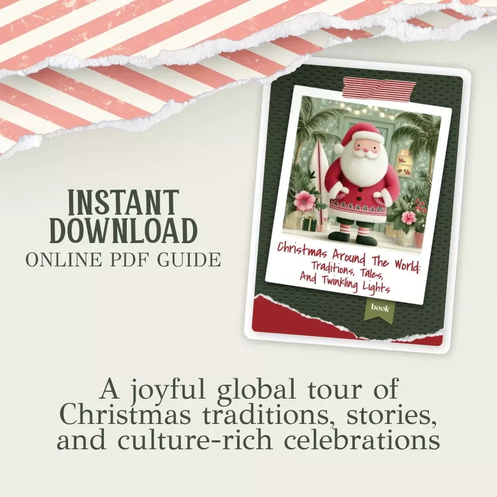 Christmas Around the World: Traditions, Tales, and Twinkling Lights | Cultural Holiday Travel Guide eBook | how do different countries celebrate christmas | Family, Classroom & Travel Printable