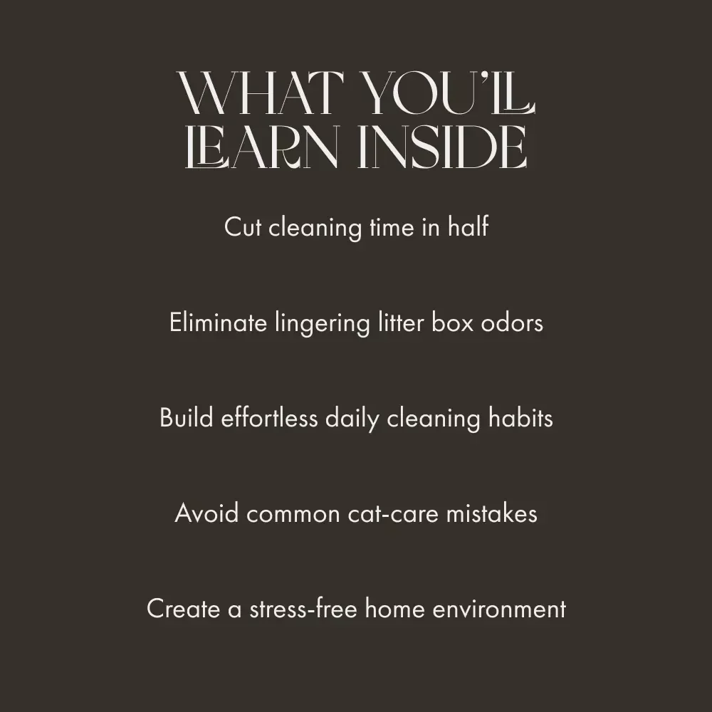 Clean Paws, Fresh Home | Cat Owner’s Guide to Odor-Free Living | Digital Download eBook & Printable Checklist for Cat Care, Litter Box Cleaning Routine, and Smart Pet Hygiene