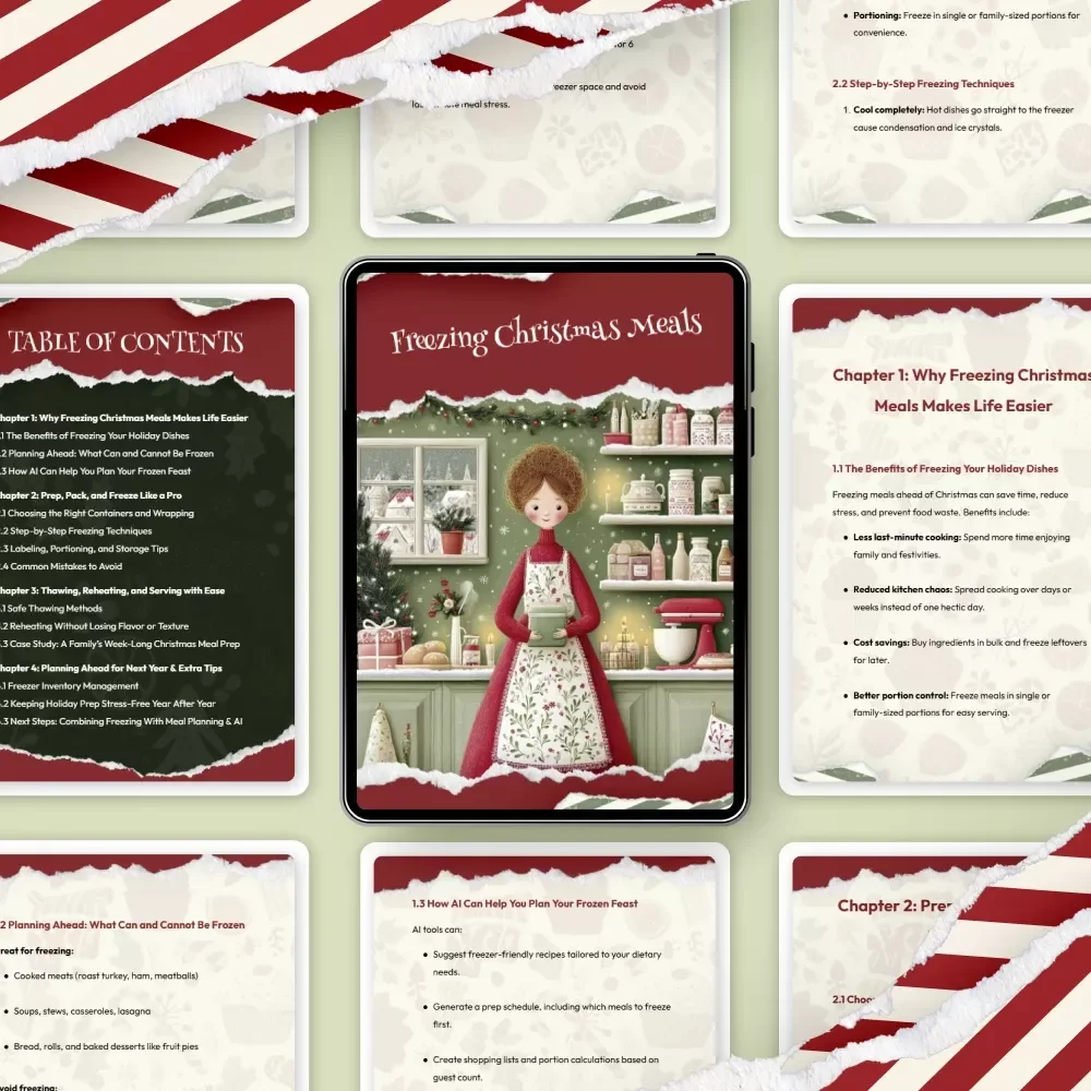 Freezing Christmas Meals | Ultimate Holiday Kitchen Guide | How to Freeze Christmas Meals Step-by-Step for Stress-Free Festive Cooking