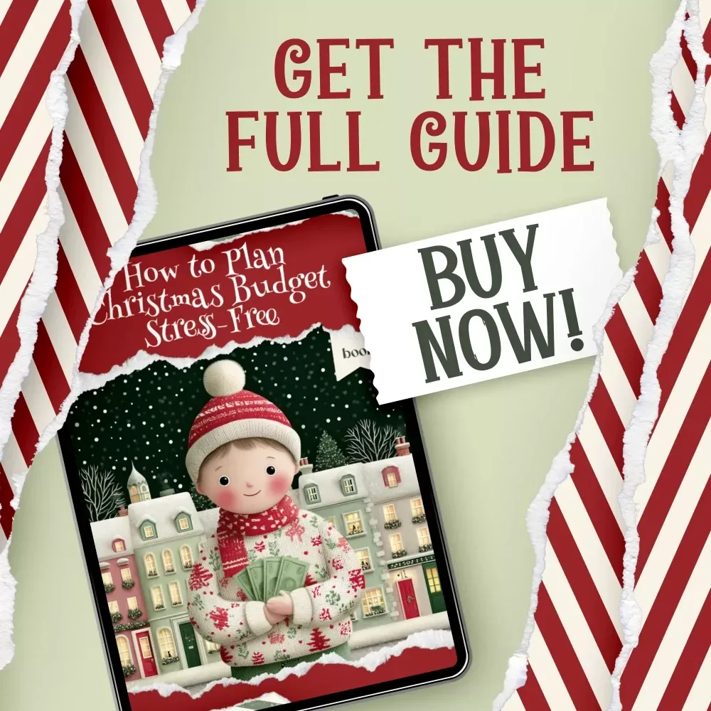 How to Plan Christmas Budget Stress-Free | Holiday Money Planner Ebook | Christmas Budgeting Guide | How to make a christmas budget and stick to it