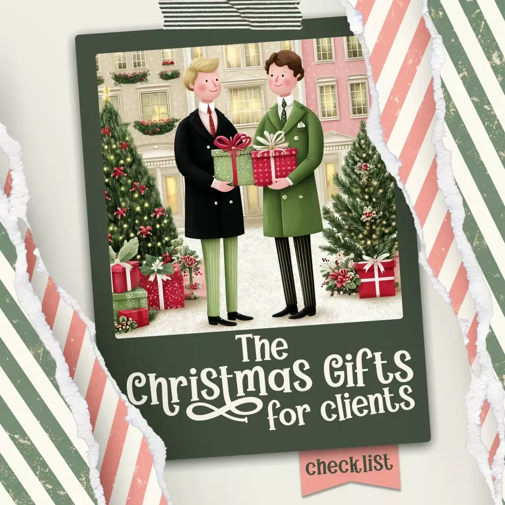 The Ultimate Christmas Gift Checklist for Clients | Printable Holiday Gift Planning Guide | Digital Download for Meaningful christmas gifts for clients