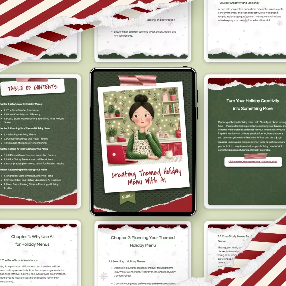 Creating Themed Holiday Menu With AI – Step-by-Step Guide on How to Use AI to Create a Themed Holiday Menu, Recipe Planning, and Festive Dinner Inspiration
