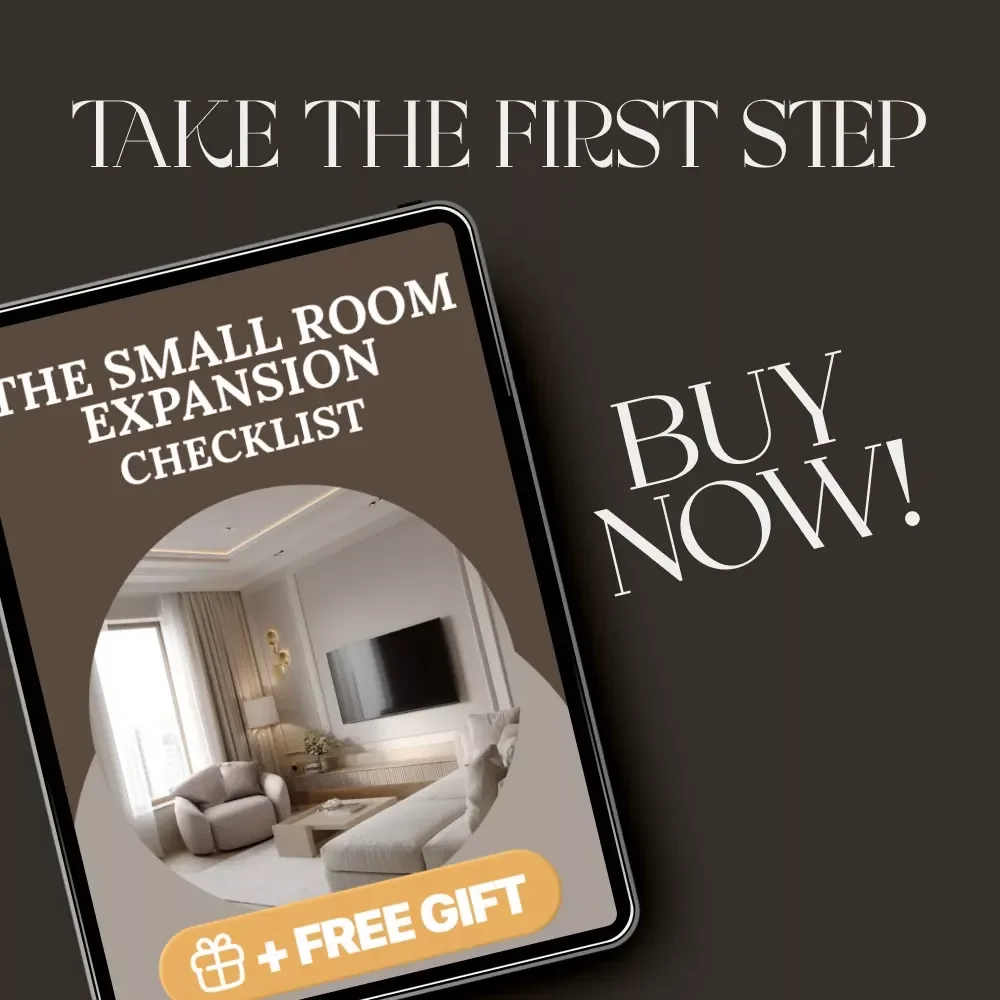 The Small Room Expansion Checklist | Printable Home Design Guide | How to Make a Small Room Look Bigger Fast