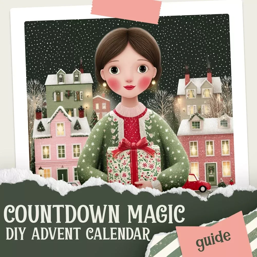 Countdown Magic: Your DIY Advent Calendar Guide – Printable Holiday eBook | how to make diy advent calendar | Festive DIY Guide for Creativity Lovers